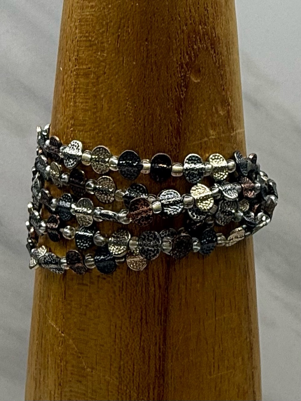 Multi-Strand Mixed Metal Bracelet